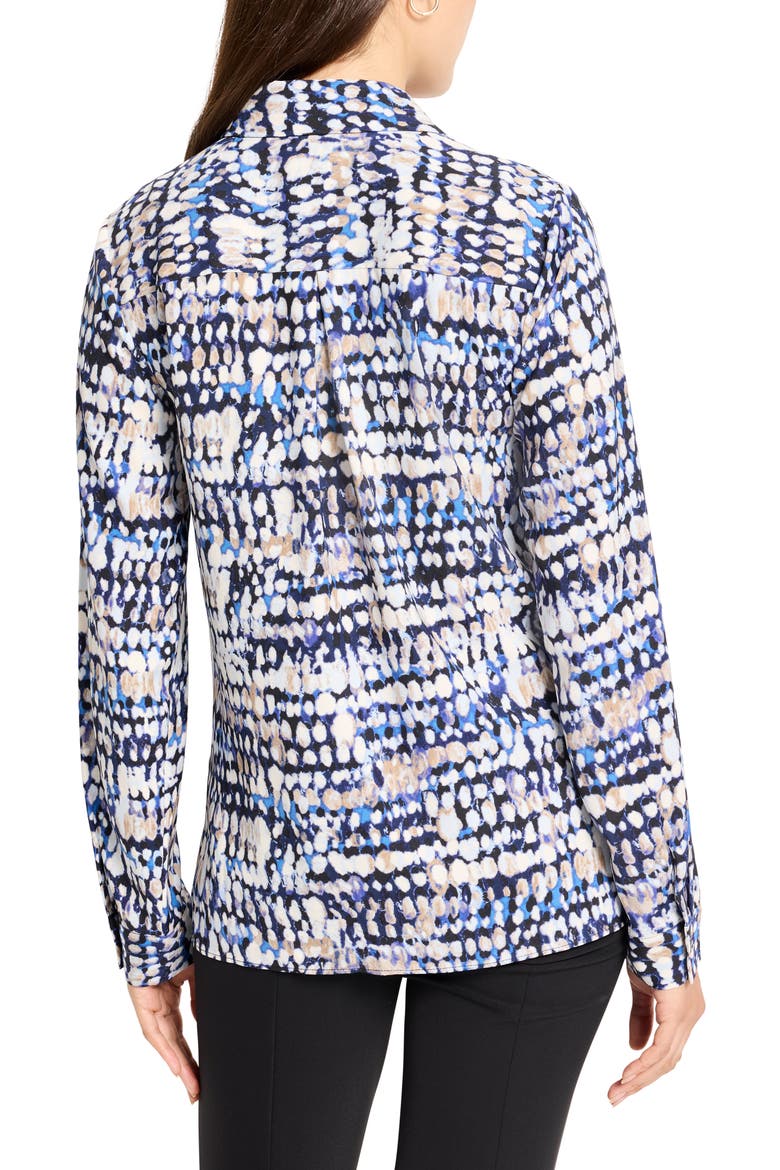 Harvest Dot Button-Up Shirt, Alternate, color, BLUE MULTI