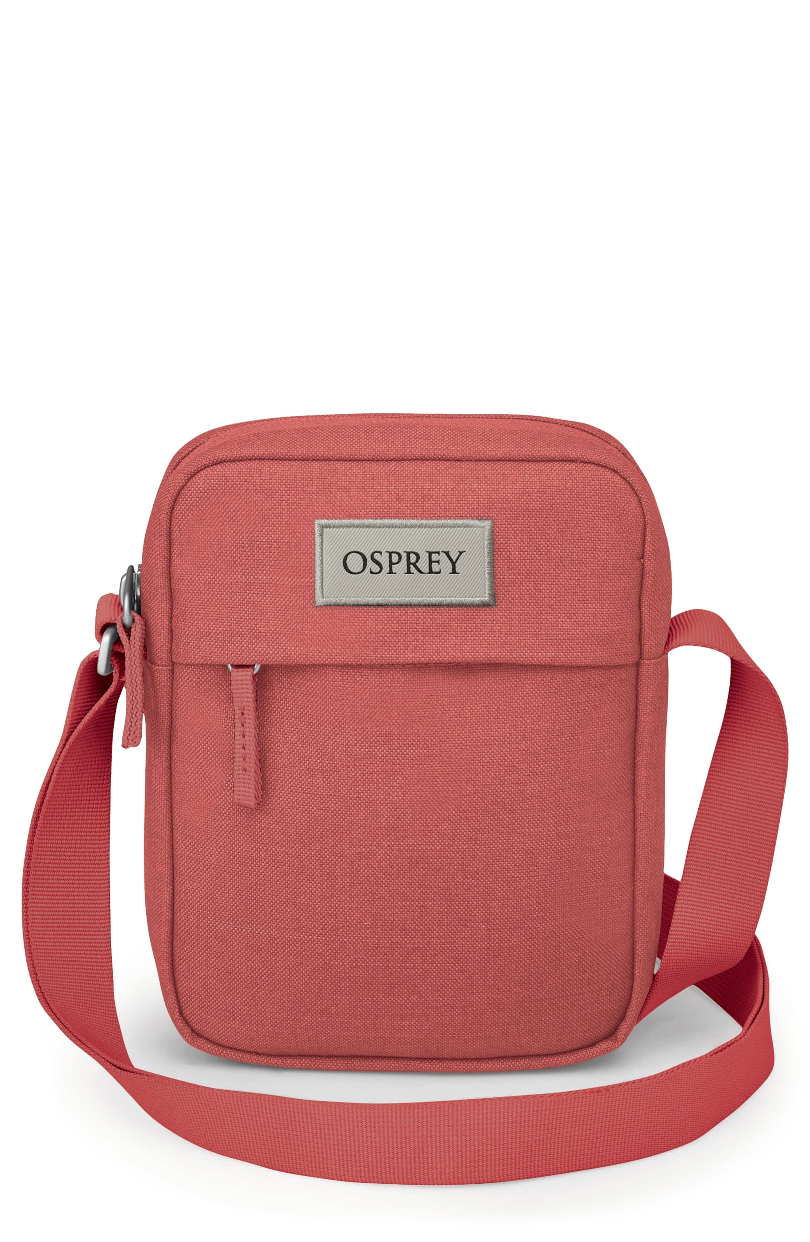 Osprey Arcane Small Crossbody Bag, Main, color, Red Pampas