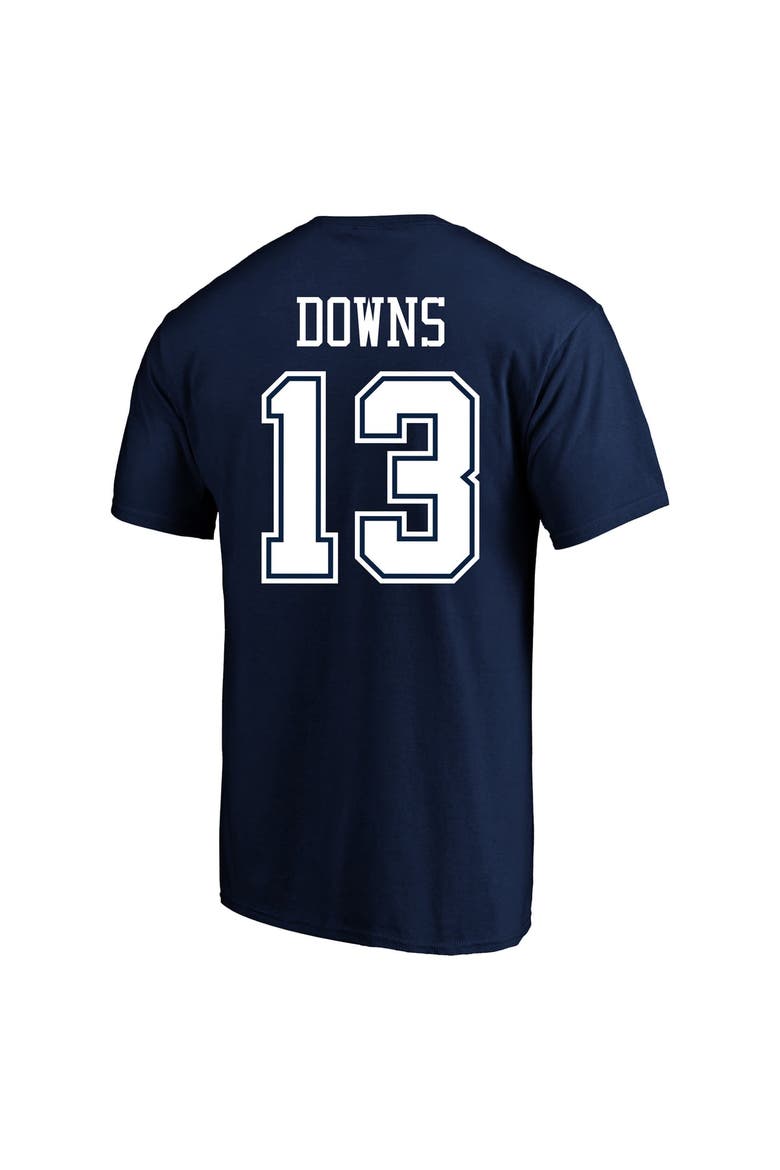 Men's Fanatics Caleb Downs Navy Dallas Cowboys Big & Tall Player Name & Number T-Shirt, Alternate, color, Navy