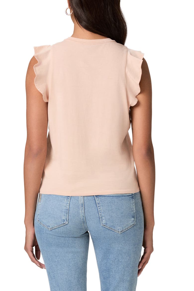 Alaria Flutter Sleeve Top, Alternate, color, LIGHT PINK