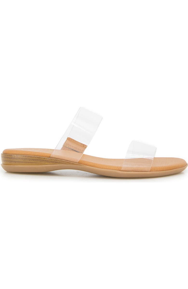 André Assous Nabila Flat Sandal, Alternate, color, Clear