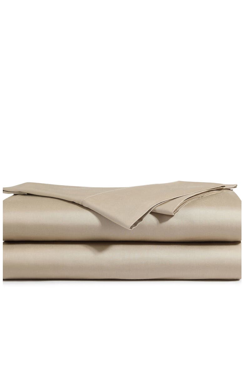 Premium Fitted Sheet, Main, color, TAUPE