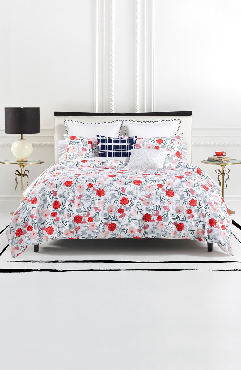 Kate Spade New York blossom comforter & sham set, Main, color, 