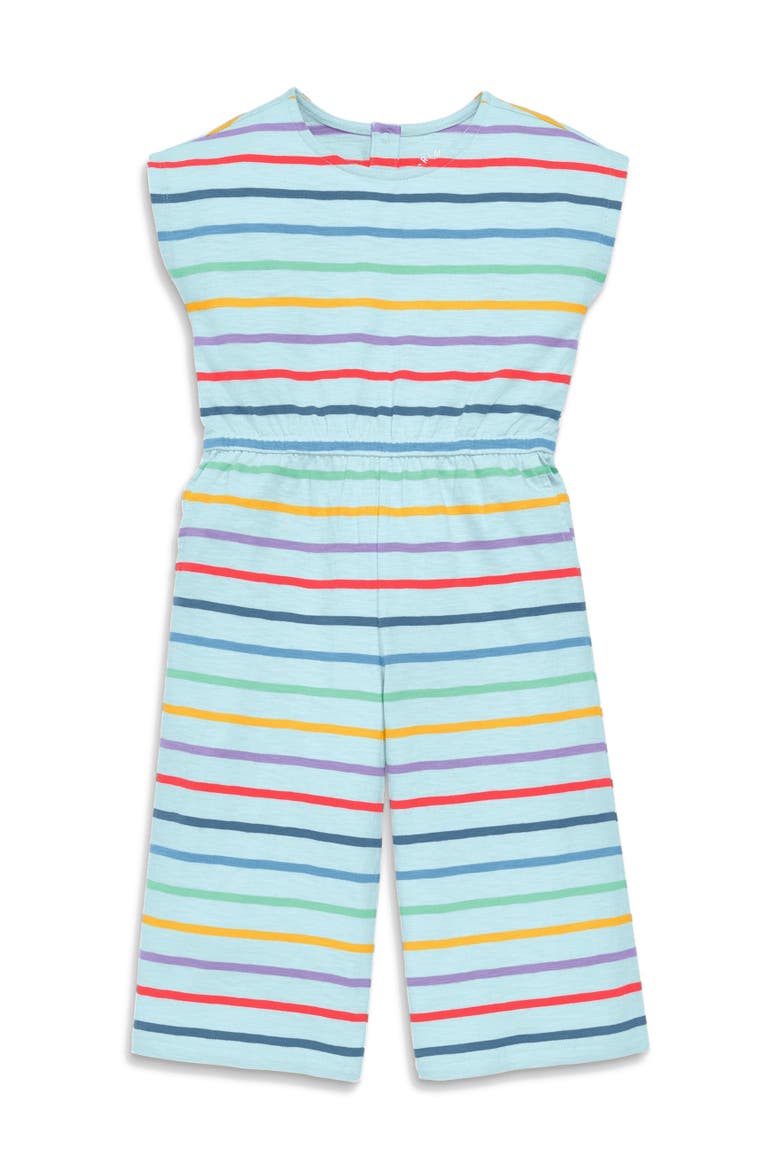 Kids Backyard Romper, Main, color, Saltwater Rainbow Stripe