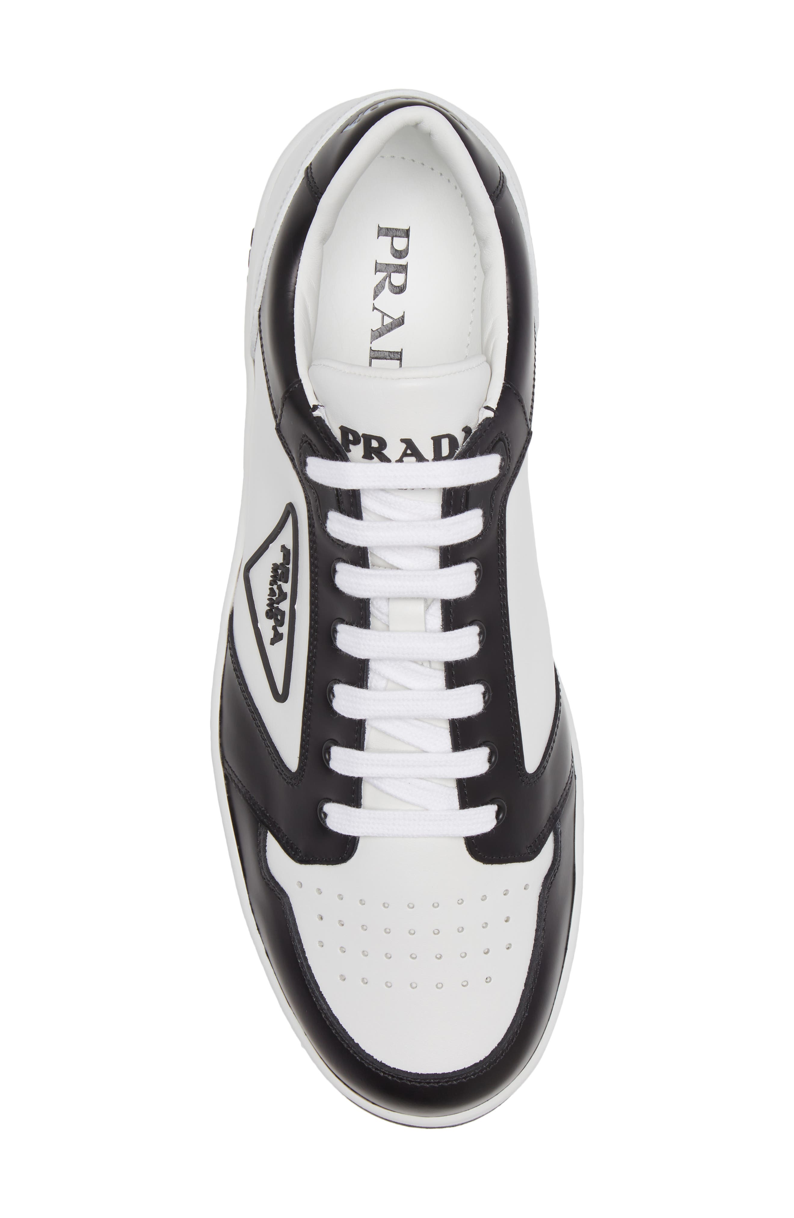 Prada New Avenue Low Top Sneaker, Alternate, color, 