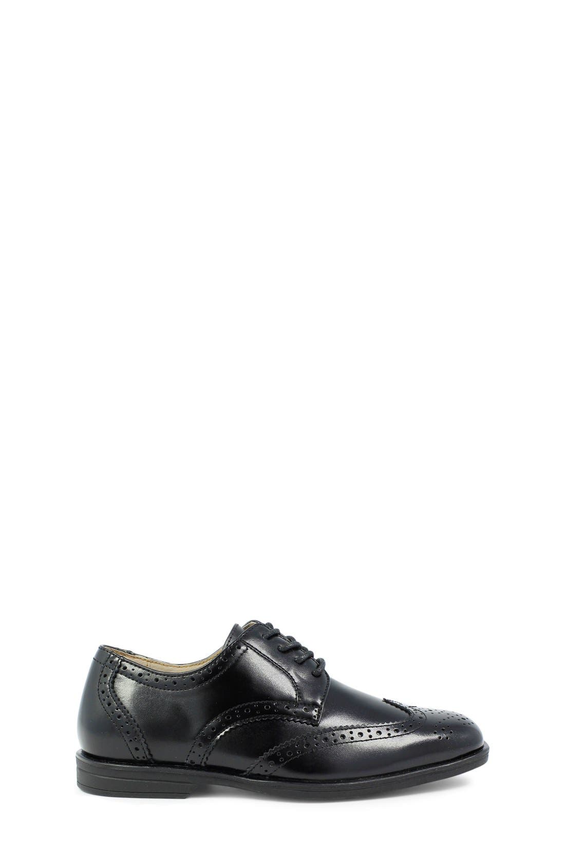 'Reveal' Wingtip Oxford, Alternate, color, BLACK LEATHER