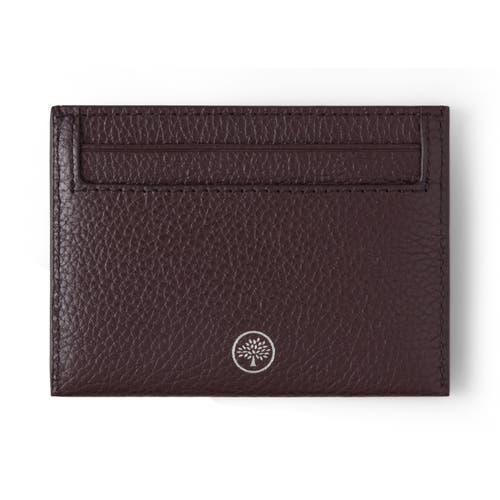 Mulberry Leather Card Case In Black