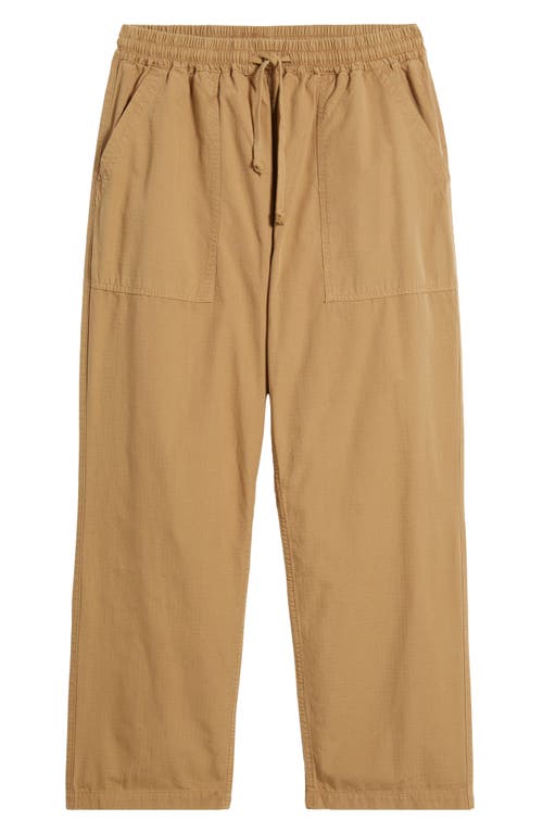 Service Works Organic Cotton Canvas Drawstring Chef Pants In Brown