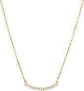 Bearfruit Jewelry Sterling Silver 18k Gold Plated Josephine Necklace Classic Tennis Gift