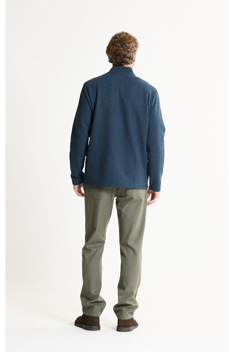 Brawny Rib Knit Full Zip, Alternate, color, BLUE