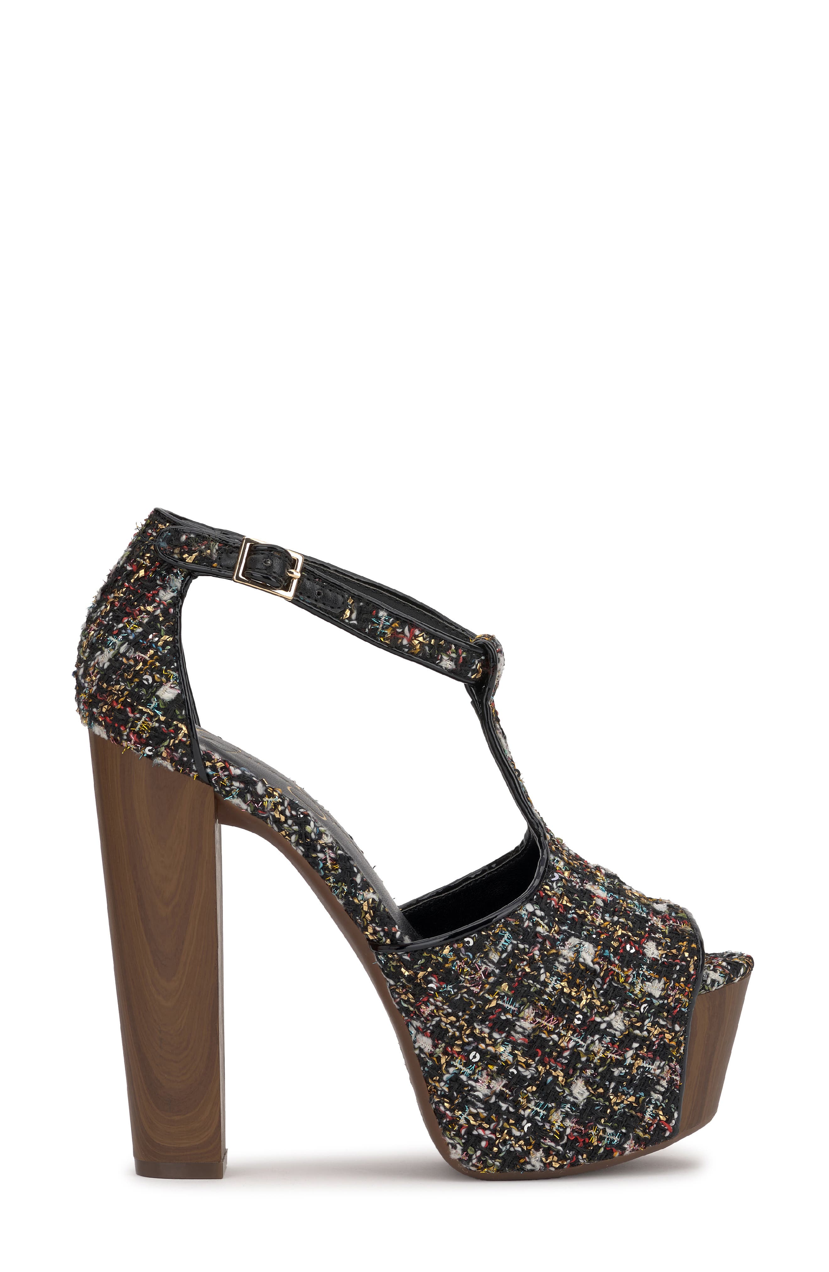 Jessica Simpson Dany Ankle Strap Peep Toe Platform Sandal, Alternate, color, 