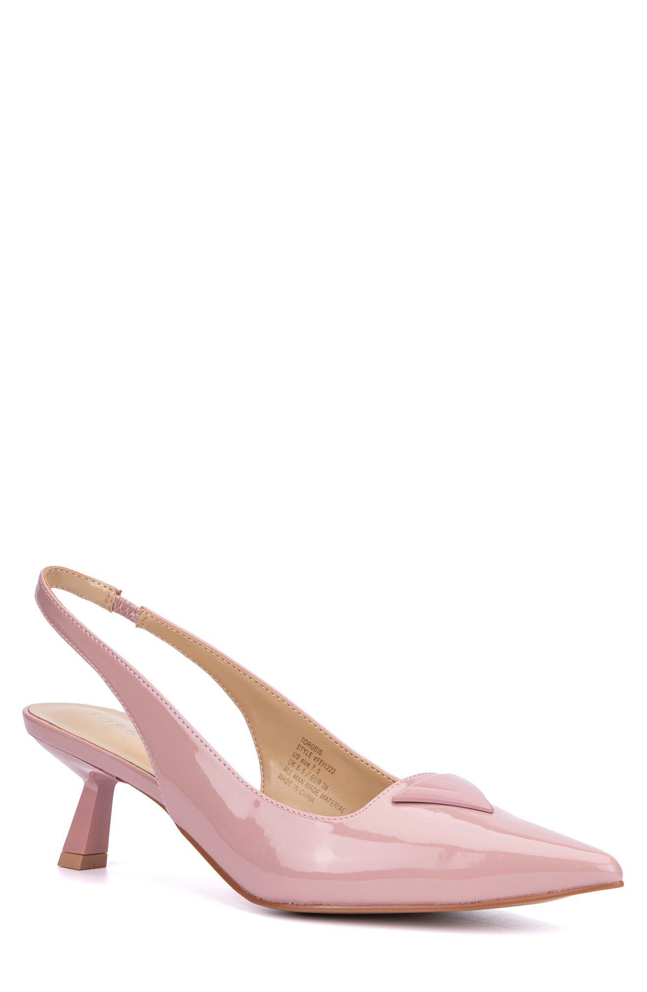 Alchemilla Slingback Pump, Main, color, PINK