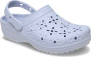 CROCS Classic Floral Cutout Clog