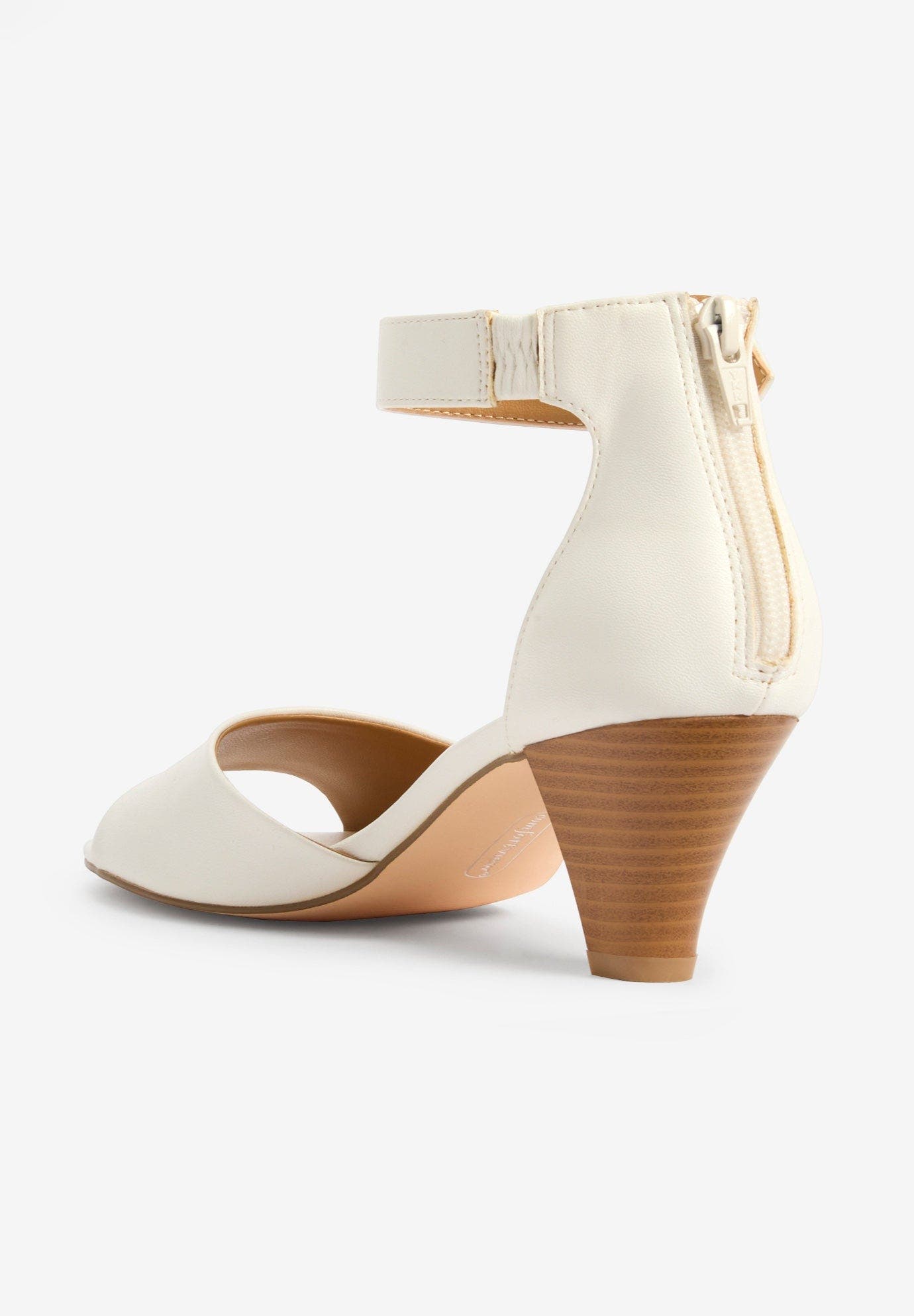 The Fallon Sandal, Alternate, color, WHITE