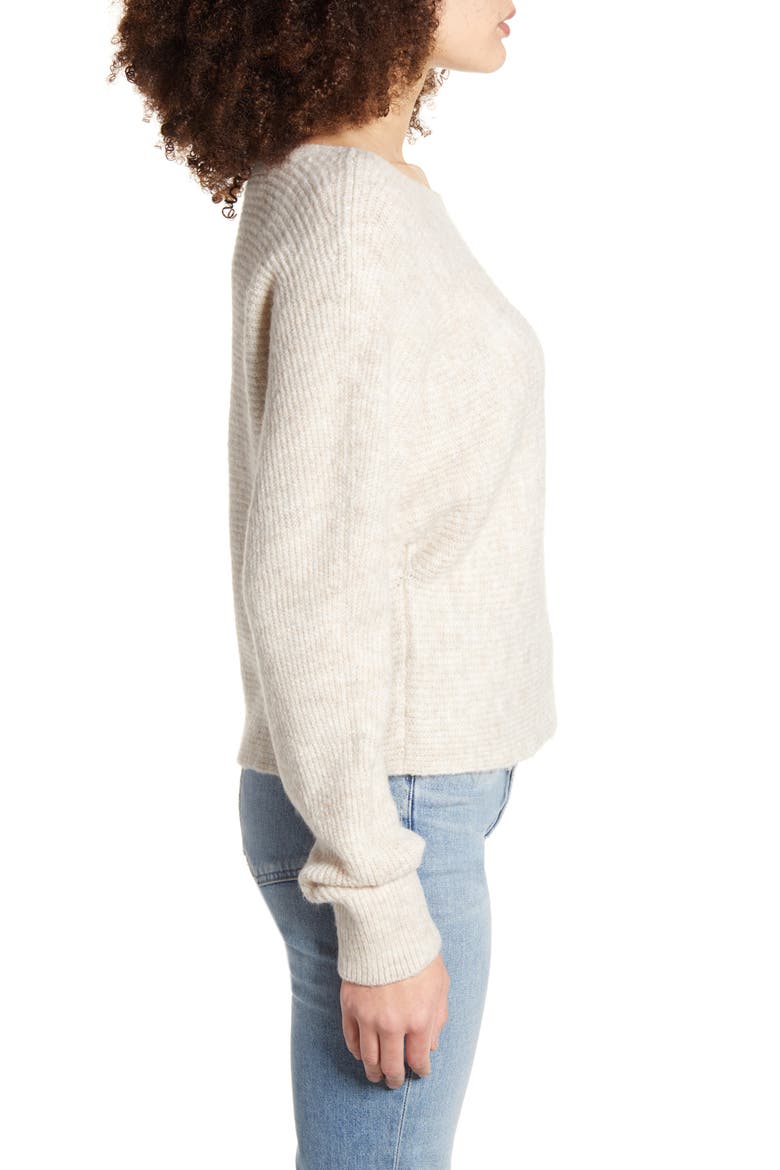 Dolman Sleeve Pullover, Alternate, color, BEIGE OATMEAL LIGHT HEATHER