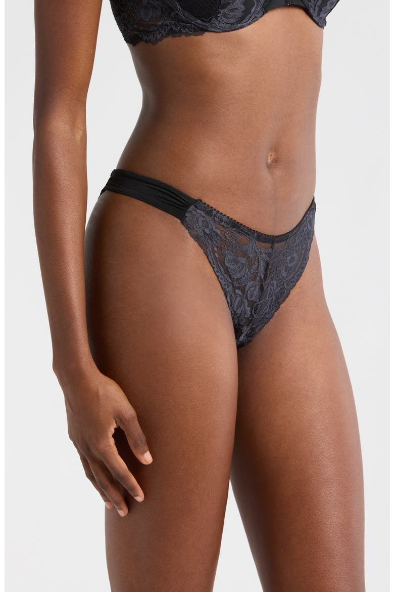 Souvenir Tanga Briefs, Alternate, color, ANTHRACITE