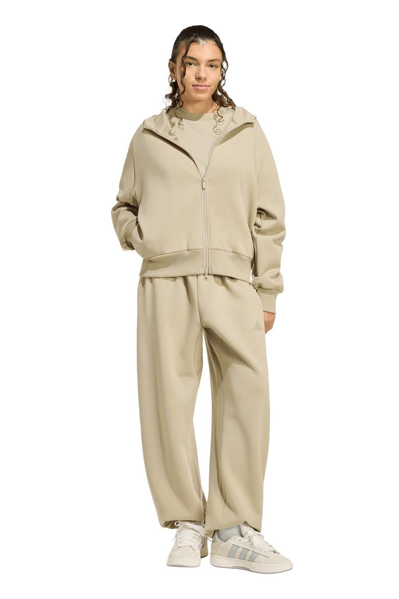 Soft Lux Zip Front Hoodie, Alternate, color, WONDER CARGO