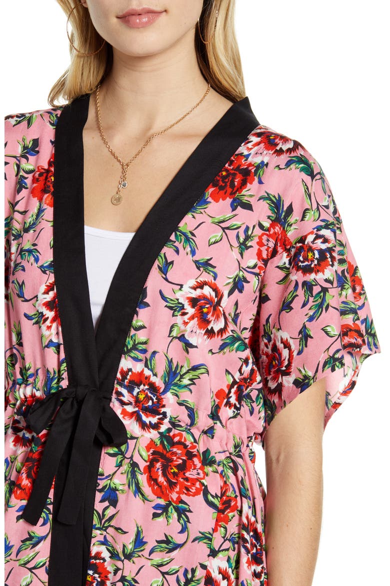 NFC Summer Rose Duster, Alternate, color, SUMMER ROSE PRINT