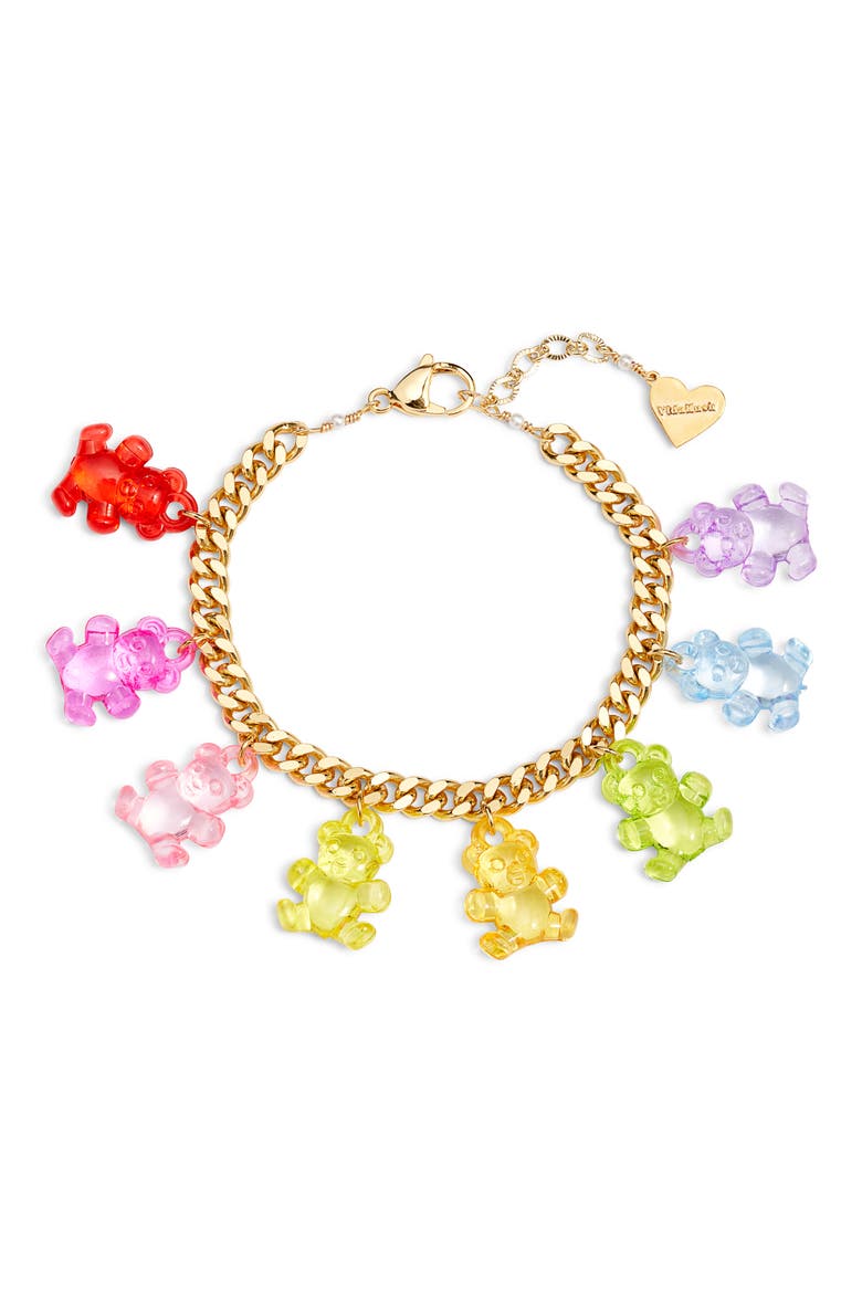 Gummy Bear Bracelet, Main, color, GOLD