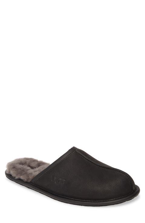 Genuine Shearling Scuff Slipper (Men)