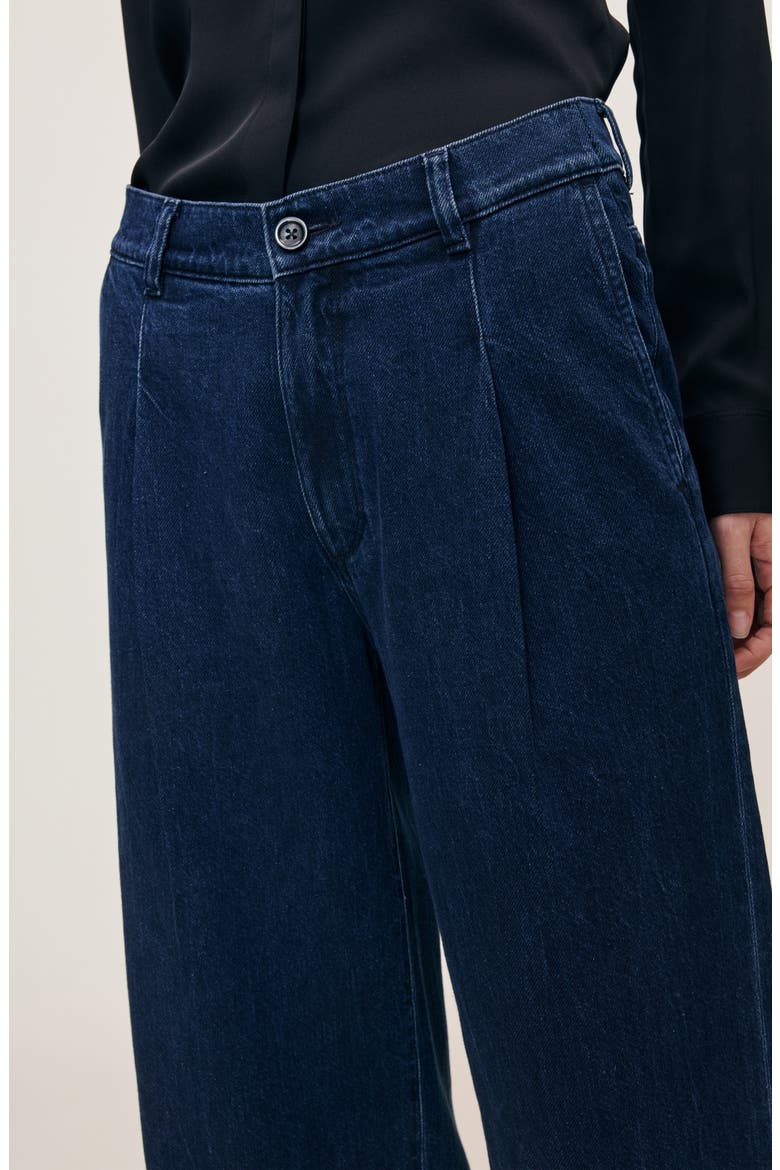 Isabel Aura Relaxed Wide Leg Jeans, Alternate, color, RAIN STORM