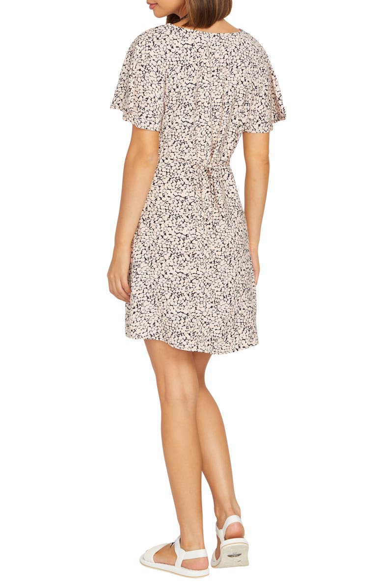 Volcom Poppin Stone Button-Up Minidress, Alternate, color, 