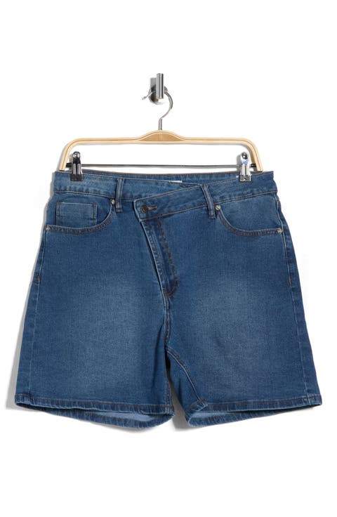 Cross Waist Bermuda Shorts