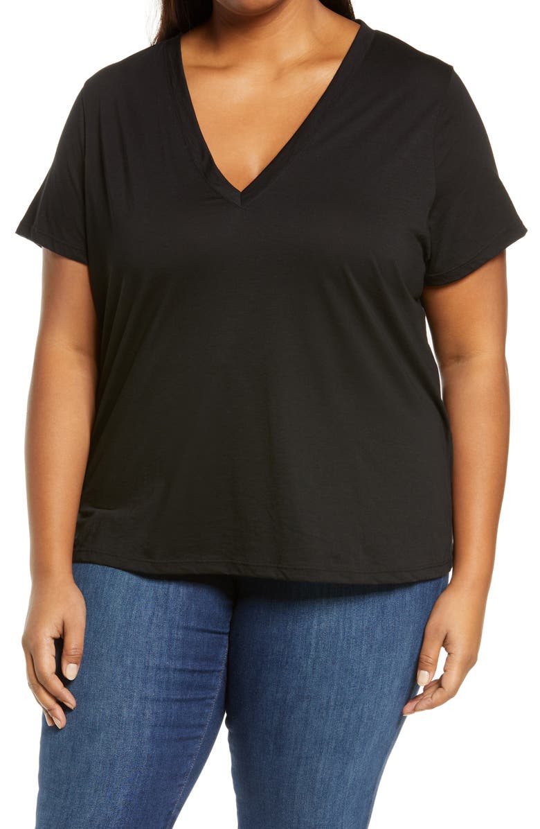 Vince Essential Short Sleeve Pima Cotton T-Shirt, Main, color,