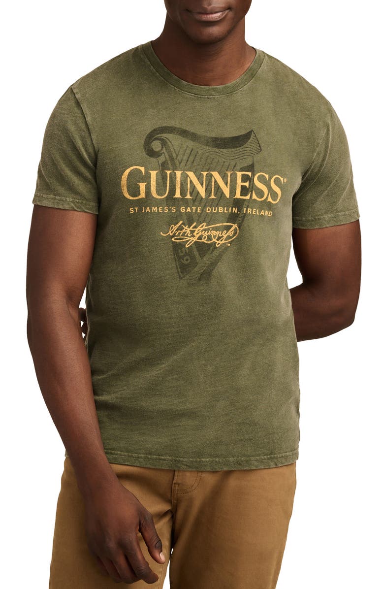 Lucky Brand Guinness Harp Cotton Graphic T-Shirt, Main, color, 