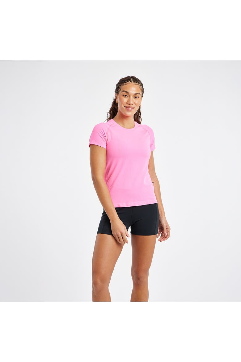Women's Float Short-sleeve Shirt, Alternate, color, Swift Pink