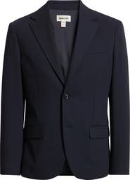 Open Edit Slim Fit Solid Stretch Suit Jacket