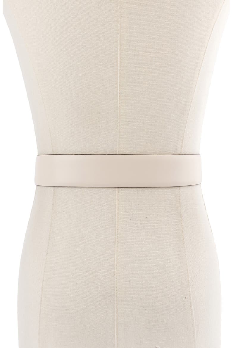 feather edge belt, Alternate, color, CREAM