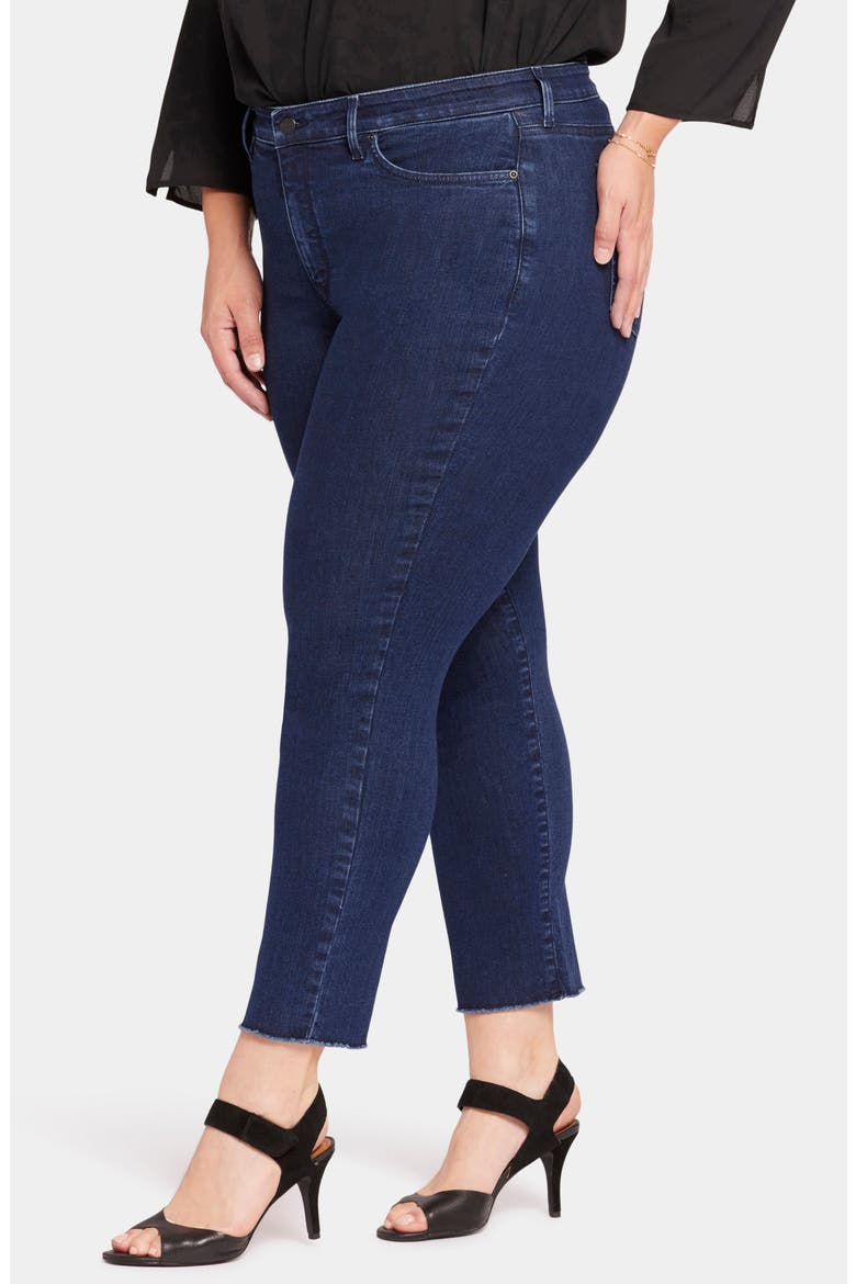 Sheri Fray Hem Ankle Slim Jeans, Alternate, color, MYSTIQUE
