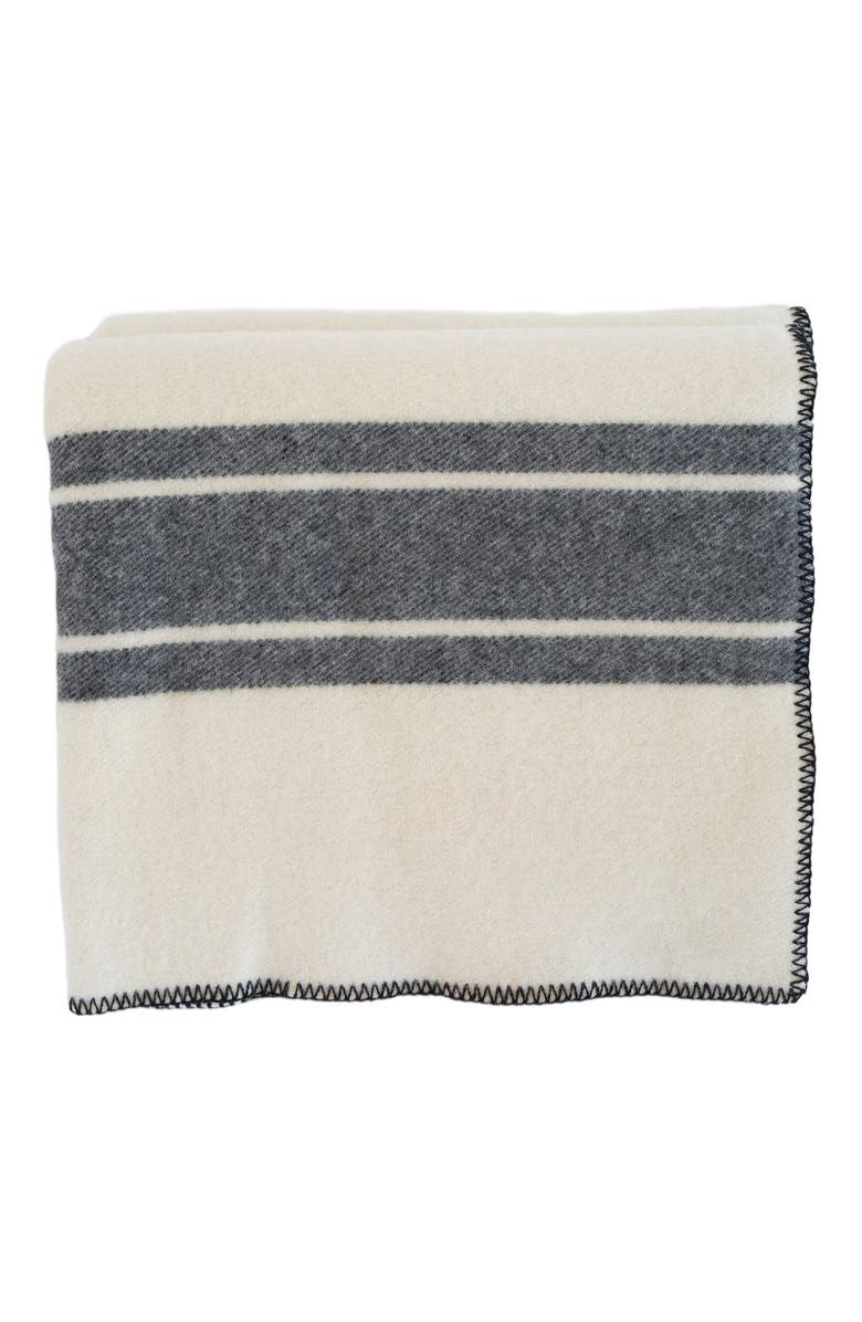 Evangeline A-Frame Merino Wool Blankets, Main, color, Midnight Blue