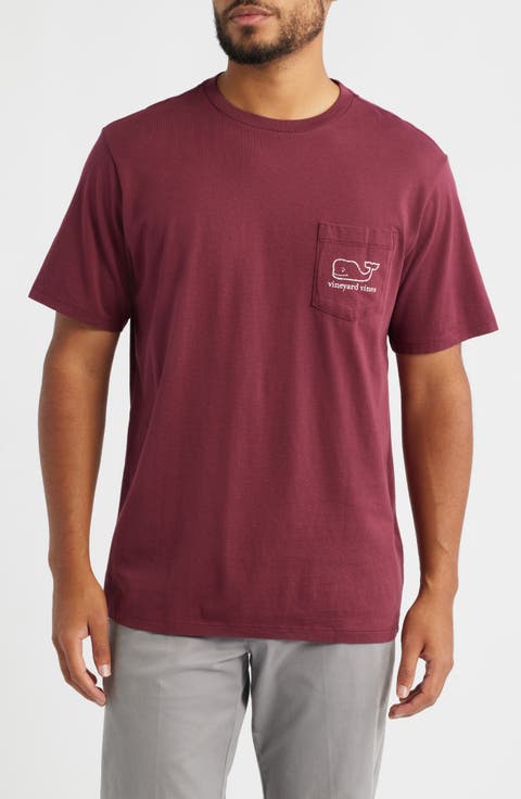 Men's Vintage Whale Pocket Graphic Tee