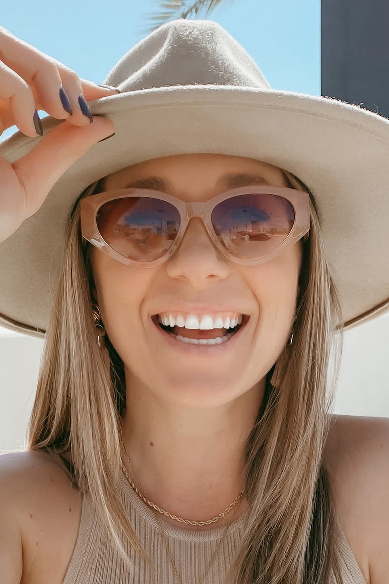 Rosa Sunglasses, Alternate, color, Blush