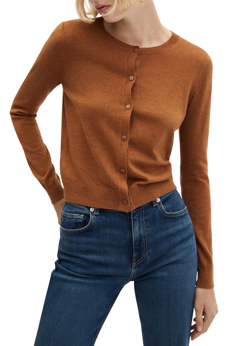 Cardigan, Main, color, CARAMEL