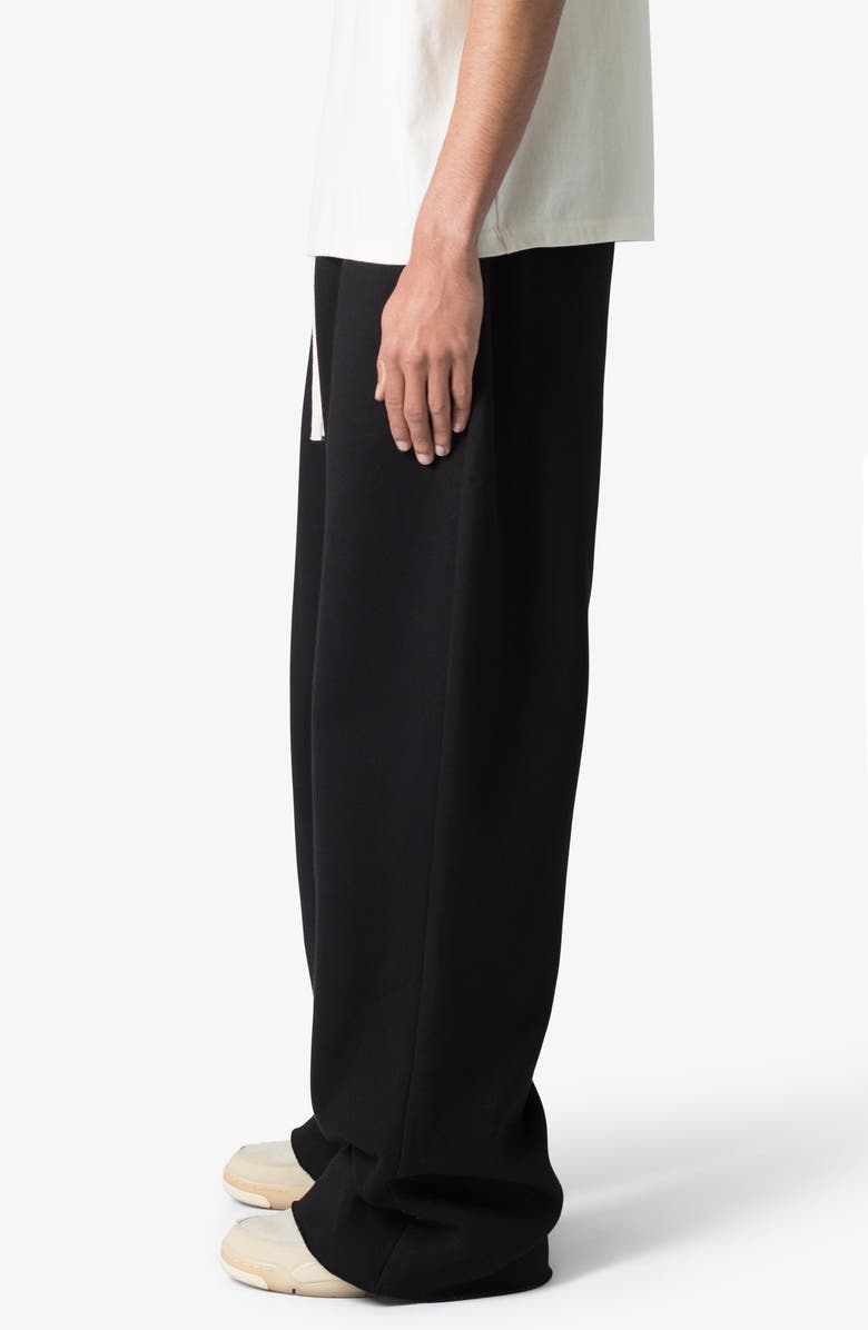 mnml Ultra Baggy Washed Cotton Blend Sweatpants, Alternate, color, Black