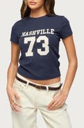 EDIKTED Nashville Cotton Graphic T-Shirt