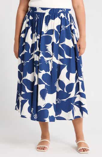 Floral Midi Skirt