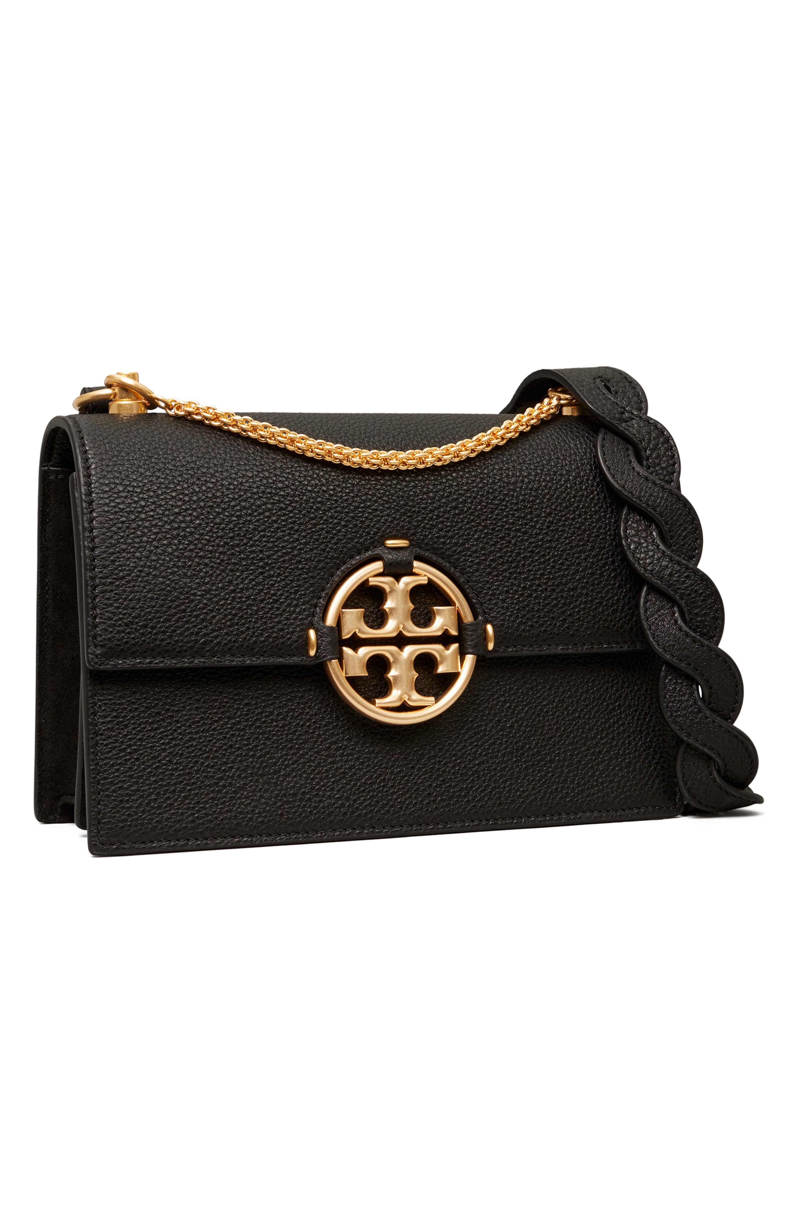 Tory Burch Miller Small Leather Shoulder Bag, Alternate, color, 
