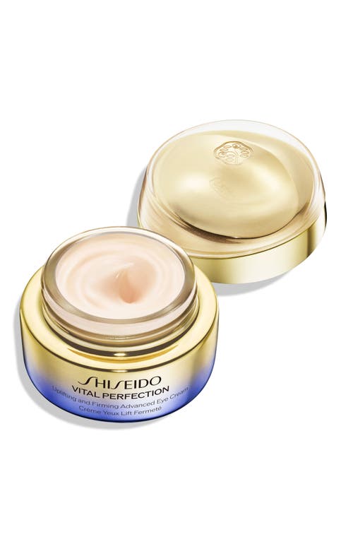 Shiseido Vital Perfection Uplifting & Firming Advanced Eye Cream In Transparent