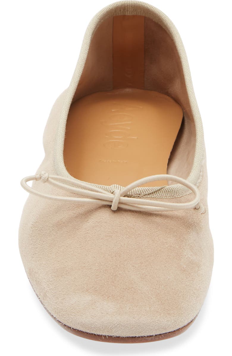 aeyde Tiby Ballet Flat, Alternate, color, Sand
