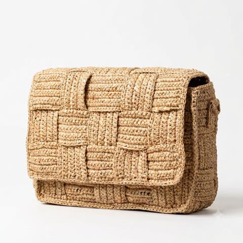 Cracky Raffia Bag