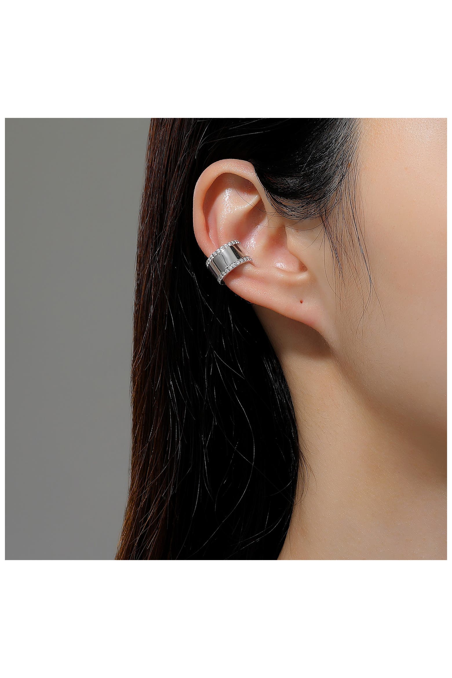 Ear Cone Rack Lafonn Pavé Simulated Diamond Ear Cuff (Women) | Nordstromrack