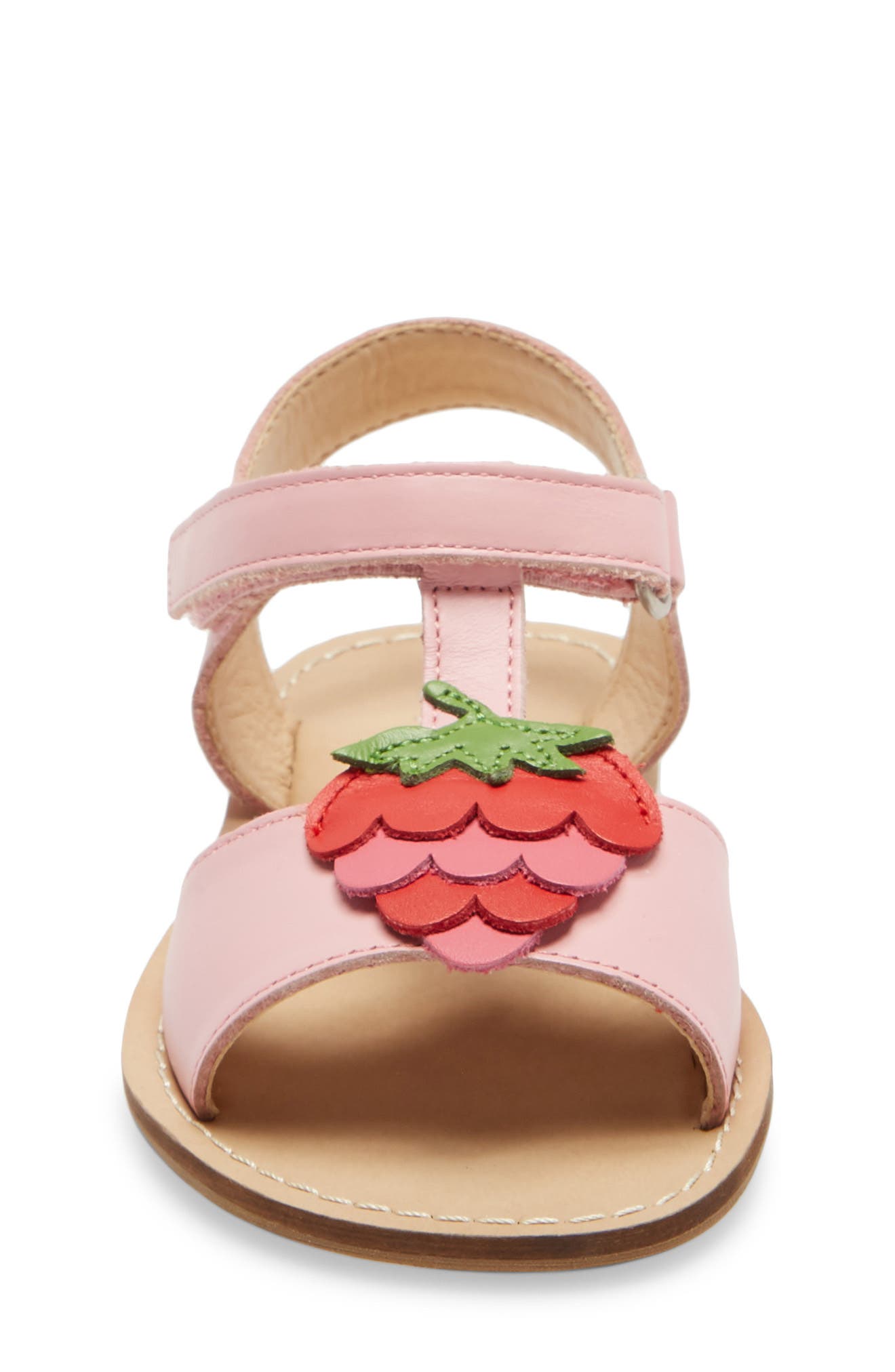 Holiday Strappy Sandal, Alternate, color, PINK STRAWBERRY