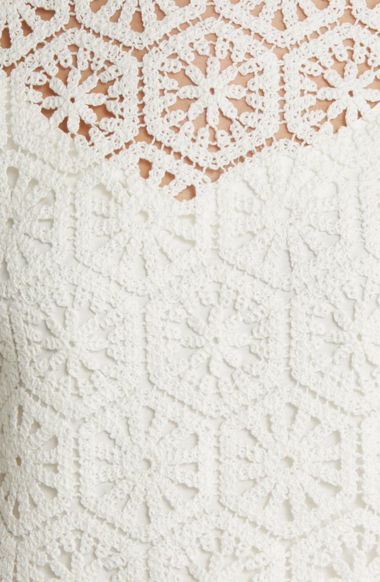 Ted Baker London Ambya Puff Sleeve Sheer Knit Top, Alternate, color, 