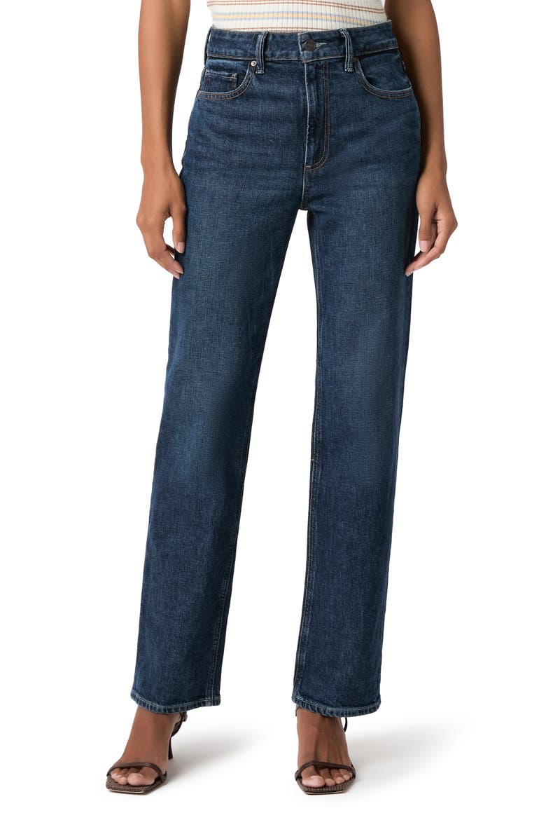 Stevie High Waist Straight Leg Jeans, Main, color, SAN GABRIEL