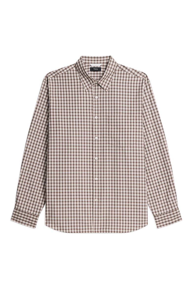 Weekend Park Check Flannel Button-Up Shirt, Alternate, color, MOREL MULTI