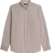 Theory Weekend Park Check Flannel Button-Up Shirt